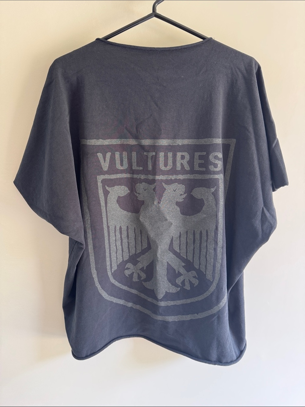 nwot yzy kanye west vultures boxy t-shirt size 2 black